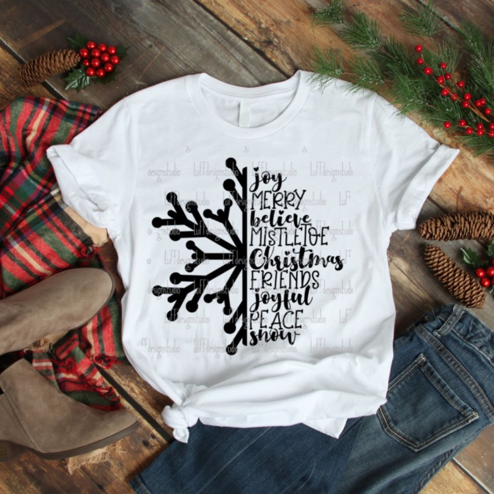 Snowflake Christmas Tee